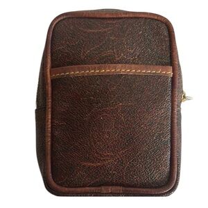 Etro Brown Textured Women's Pouch